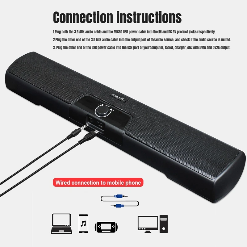 HXSJ Q3 Audio Desktop Computer Home Wired Speaker Notebook Desktop Subwoofer
HXSJ Q3 Audio Desktop Computer Home Wired Speaker Notebook Desktop Subwoofer