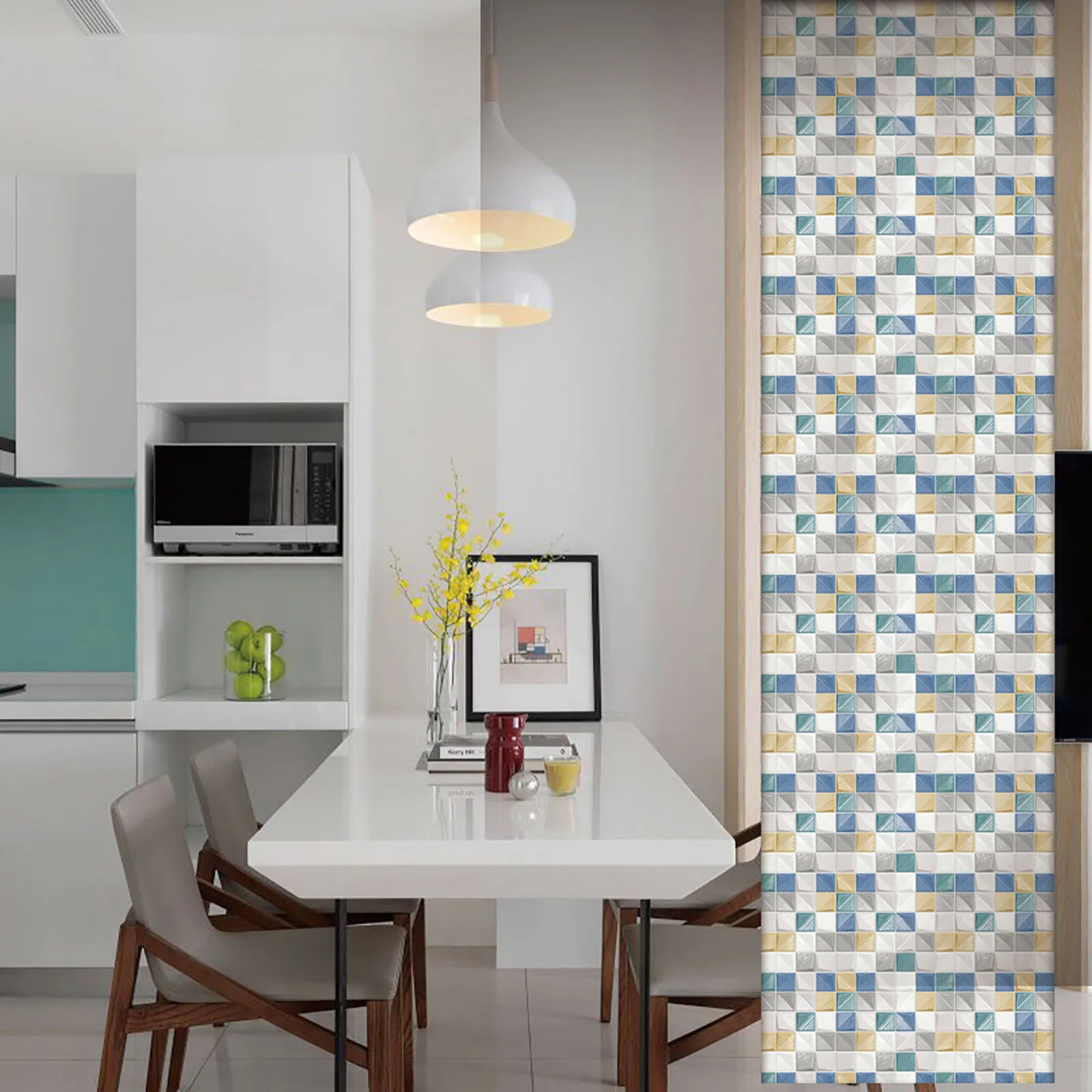 15x15cm Mosaic Self Adhesive Tile Backsplash Wall Sticker PVC Bathroom Kitchen Home Decor DIY Crystal Waterproof Mirror Stickers
15x15cm Mosaic Self Adhesive Tile Backsplash Wall Sticker PVC Bathroom Kitchen Home Decor DIY Crystal Waterproof Mirror Stickers