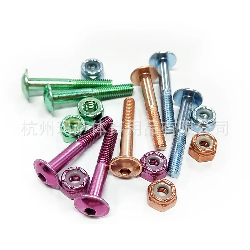 33mm colorful skateboard screws bolts and nuts anodized colors beautiful barrel package 1.3 inch skateboard hardwares
33mm colorful skateboard screws bolts and nuts anodized colors beautiful barrel package 1.3 inch skateboard hardwares