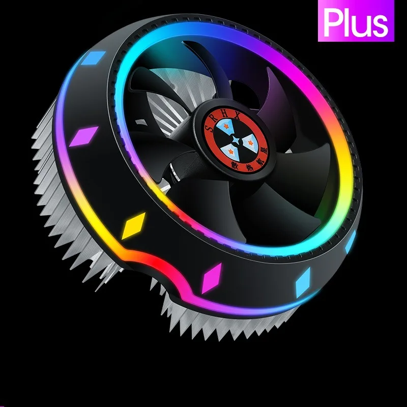 CPU Cooler Radiator 3PIN Low Noise RGB Cooling Fan Air Heatsink For Intel 115X AMD AM4 Platform HTPC/ITX MINI PC
CPU Cooler Radiator 3PIN Low Noise RGB Cooling Fan Air Heatsink For Intel 115X AMD AM4 Platform HTPC/ITX MINI PC
