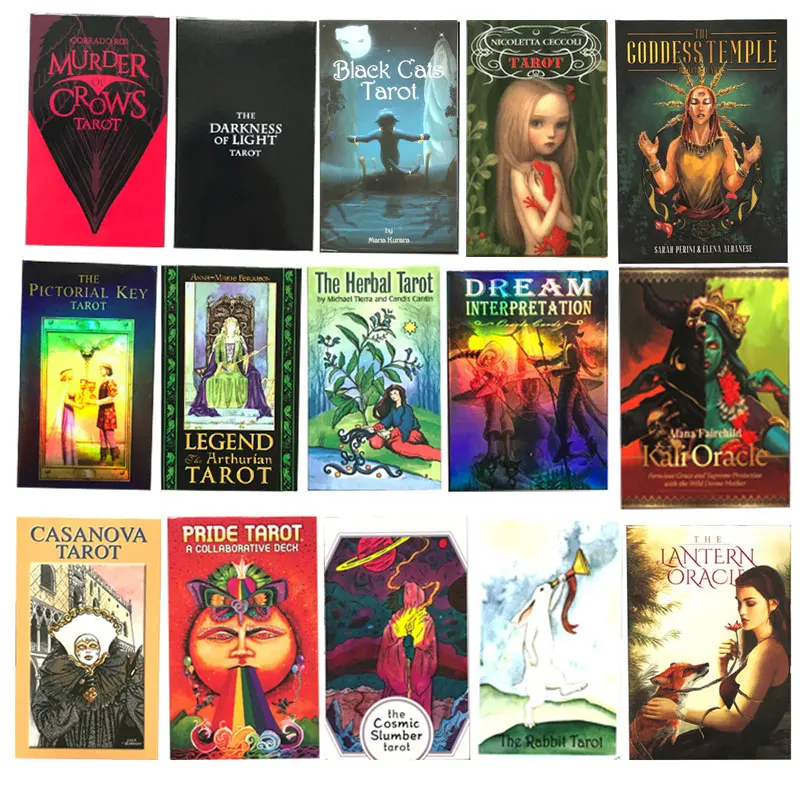 15Style Tarot Cards Oracle Cards Recreation Entertainment Chess And Cards Game Tarot And A Variety Of Tarot Options
15Style Tarot Cards Oracle Cards Recreation Entertainment Chess And Cards Game Tarot And A Variety Of Tarot Options