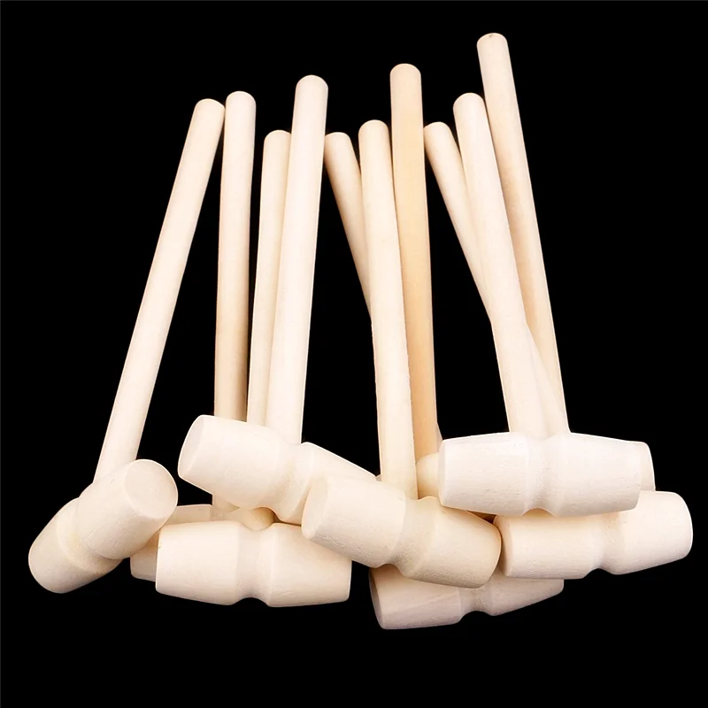 20/50/100 Pieces Mini Wooden Hammer Balls Toy Pounder Replacement Wood Mallets Baby 3D Baking Tools
20/50/100 Pieces Mini Wooden Hammer Balls Toy Pounder Replacement Wood Mallets Baby 3D Baking Tools