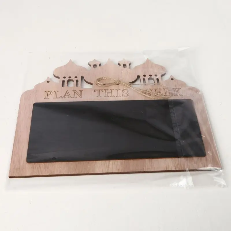 Wooden Hanging Blackboard Chalkboard Message Memo Sign Chalk Board Eid Party Decoration Office School Supplies
Wooden Hanging Blackboard Chalkboard Message Memo Sign Chalk Board Eid Party Decoration Office School Supplies