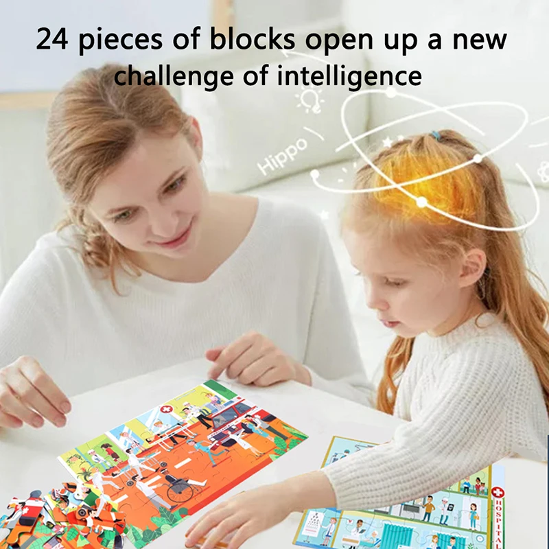 Children's Puzzle Early Education Toy Paper Puzzle Toy Color Box Medical Ambulance Scene 2021 Ins 
Children's Puzzle Early Education Toy Paper Puzzle Toy Color Box Medical Ambulance Scene 2021 Ins