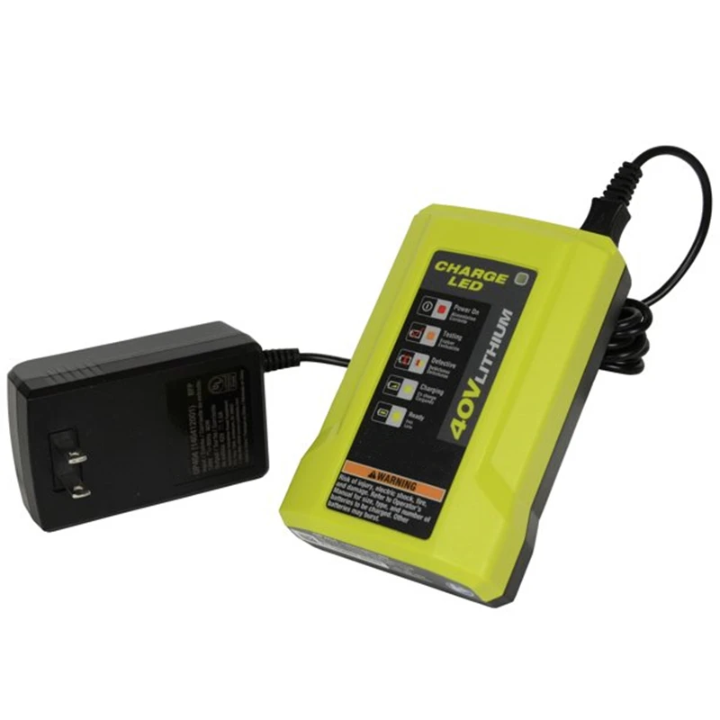 Заводское 40 В литий-ионное зарядное устройство OP401 для Ryobi 40 В литий-ионные батареи OP4020A OP4040A1 OP4050A OP4060A OP4075A для Ryobi
Заводское 40 В литий-ионное зарядное устройство OP401 для Ryobi 40 В литий-ионные батареи OP4020A OP4040A1 OP4050A OP4060A OP4075A для Ryobi