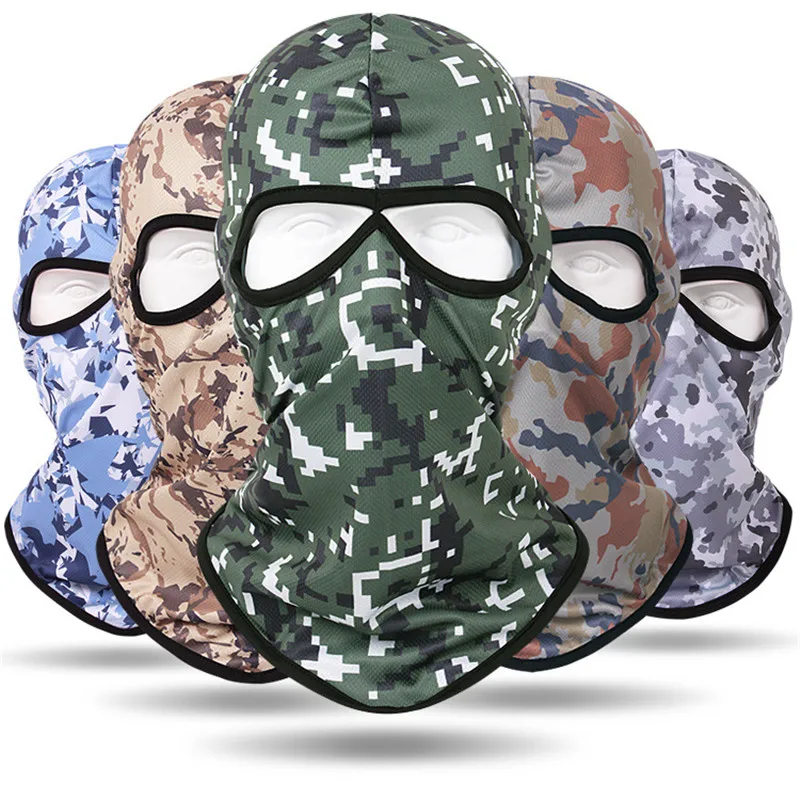 Military Camouflage Balaclava Outdoor Cycling Fishing Hunting Hood Protection Army Tactical Full Face Scarf Head Face Mask Cover
Military Camouflage Balaclava Outdoor Cycling Fishing Hunting Hood Protection Army Tactical Full Face Scarf Head Face Mask Cover
