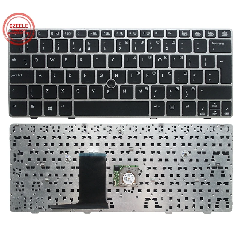 Новая английская клавиатура для ноутбука HP EliteBook 2560 2560p 2570 2570P с серебристой рамкой
Новая английская клавиатура для ноутбука HP EliteBook 2560 2560p 2570 2570P с серебристой рамкой