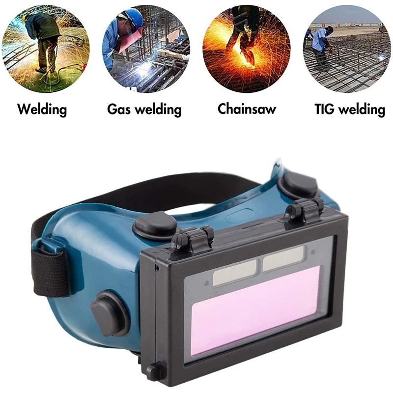 Auto Darkening Welding Goggles with Clear Inner Lenses Welding Helmet Solar Welder Glasses Flip Up Lens Eye Protection
Auto Darkening Welding Goggles with Clear Inner Lenses Welding Helmet Solar Welder Glasses Flip Up Lens Eye Protection