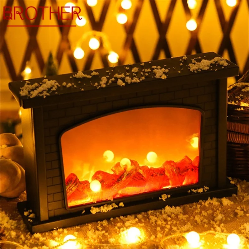 BROTHER Creative Table Lamp Classical Retro Furnace Desk Light Portable LED for Home Bedroom Decoration
BROTHER Creative Table Lamp Classical Retro Furnace Desk Light Portable LED for Home Bedroom Decoration