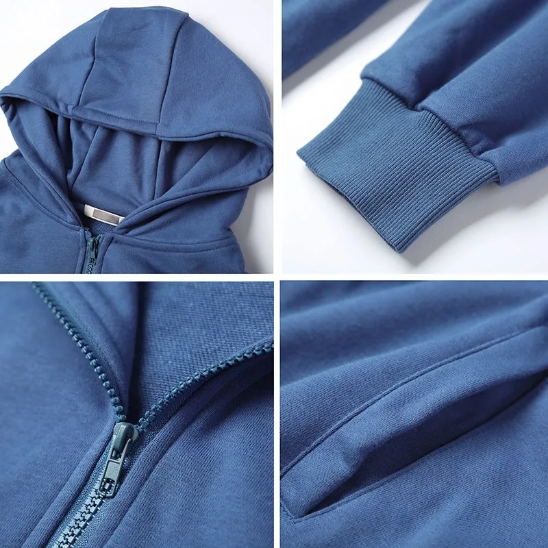 Basic Jackets Women Zipper Hooded Loose Preppy-style Solid Leisure Oversize Jacket Coat Simple All-match BF Chic Womens Outwear
Basic Jackets Women Zipper Hooded Loose Preppy-style Solid Leisure Oversize Jacket Coat Simple All-match BF Chic Womens Outwear