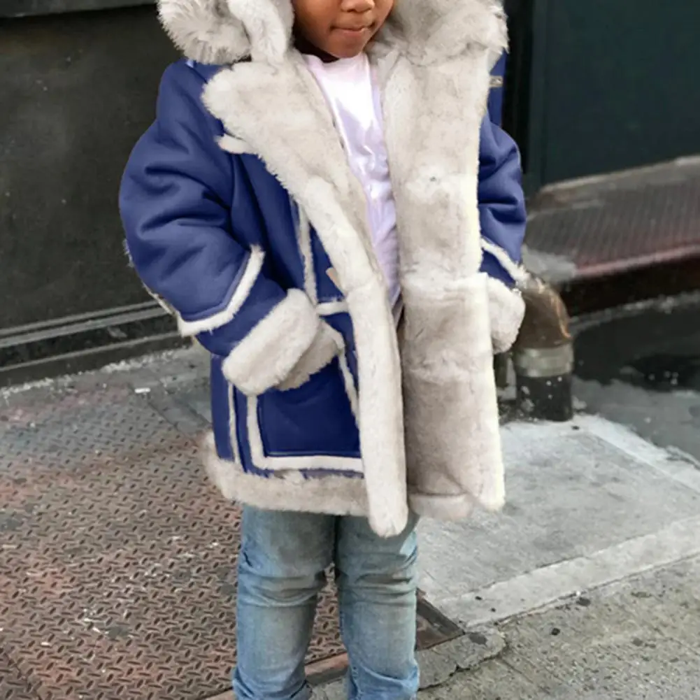 Boys Thick Patchwork Turndown Collar Jacket Autumn Winter Kids Jacket Lapel for Daily Wear
Boys Thick Patchwork Turndown Collar Jacket Autumn Winter Kids Jacket Lapel for Daily Wear