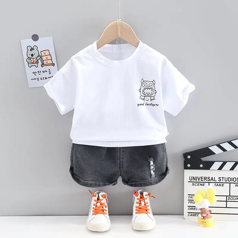 2021 New Baby New Summer Cartoon Clothing Children Boy Cartoon T Shirt Shorts 2Pcs/Set Kids Infant Clothes Toddler Cacual Suit
2021 New Baby New Summer Cartoon Clothing Children Boy Cartoon T Shirt Shorts 2Pcs/Set Kids Infant Clothes Toddler Cacual Suit