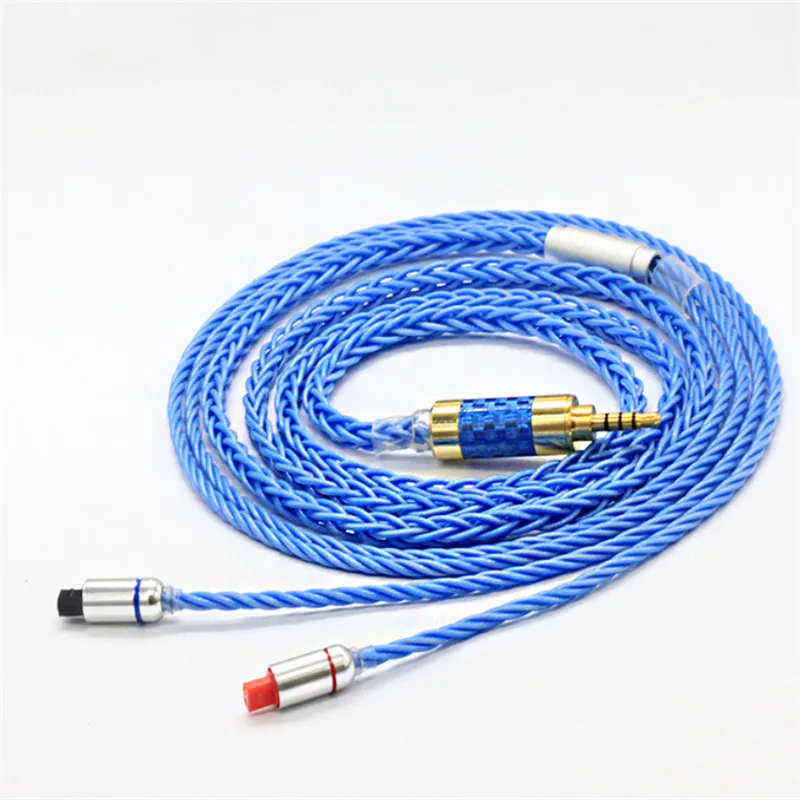 diy earphone cable silver plated wire mmcx/0.78mm/IE80/A2DC/IM50