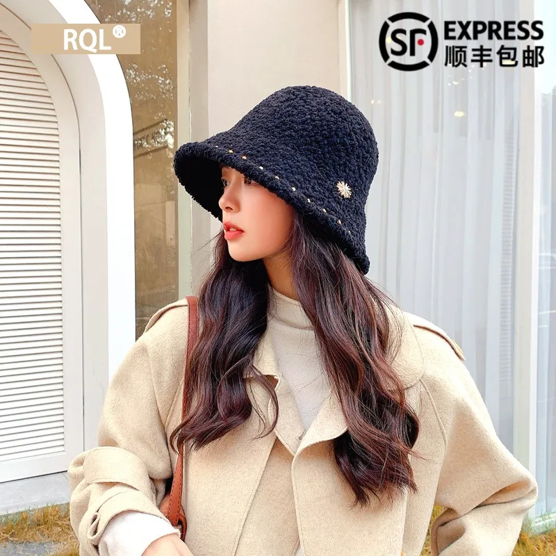 Women's bucket hat autumn winter hat female Korean wool start cap outdoor sports warm windproof lady fashion luxury fishing hat
Women's bucket hat autumn winter hat female Korean wool start cap outdoor sports warm windproof lady fashion luxury fishing hat