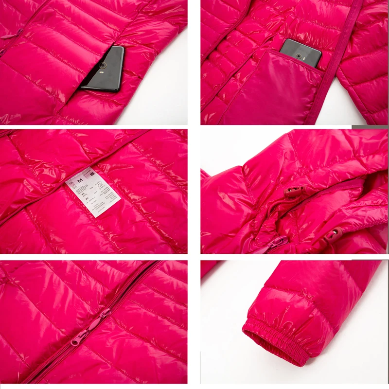 The New Women's Winter Jacket White Duck Down Hooded Mid-length Down Jacket Hooded Slim Zipper Chaquetas Para Mujer Casaco Coat
The New Women's Winter Jacket White Duck Down Hooded Mid-length Down Jacket Hooded Slim Zipper Chaquetas Para Mujer Casaco Coat