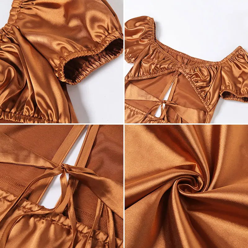 Square Collar Hollow Out Women's Long Dress Short Sleeve Sexy Lace Up Solid Women Dresses 2021 Summer Elegant Party Club Clothes
Square Collar Hollow Out Women's Long Dress Short Sleeve Sexy Lace Up Solid Women Dresses 2021 Summer Elegant Party Club Clothes