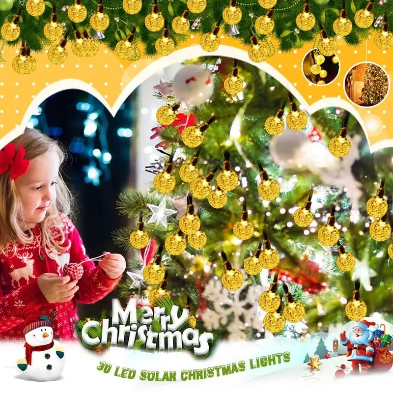 Newly Sale Christmas Lights Outdoor Solar Powered 30 LEDs String Light Waterproof Outdoor Garden Path Yard Decor Lamp J8 2019 #3
Newly Sale Christmas Lights Outdoor Solar Powered 30 LEDs String Light Waterproof Outdoor Garden Path Yard Decor Lamp J8 2019 #3
