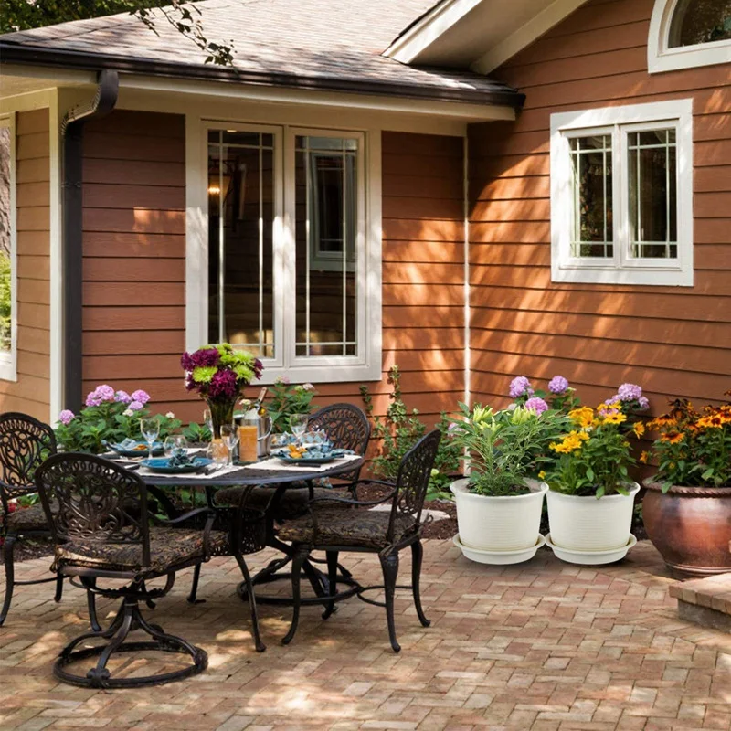 Flower Pot Round Plastic Tray Base with Bottom Succulent Potted Green Dill Imitated Ceramic 
Flower Pot Round Plastic Tray Base with Bottom Succulent Potted Green Dill Imitated Ceramic