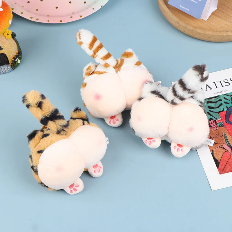 Kawaii плюшевый брелок забавная корги кот ягодицы мягкие игрушки заполненные