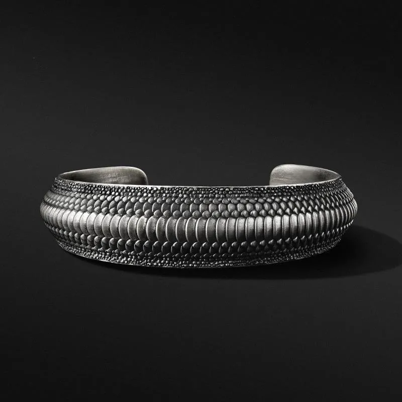 925 Dragon Scale Silver Bracelet, Men's Chinese Style Retro Jewelry, Simple Design Open Lover Bracelet, Boutique Jewelry Gift
925 Dragon Scale Silver Bracelet, Men's Chinese Style Retro Jewelry, Simple Design Open Lover Bracelet, Boutique Jewelry Gift