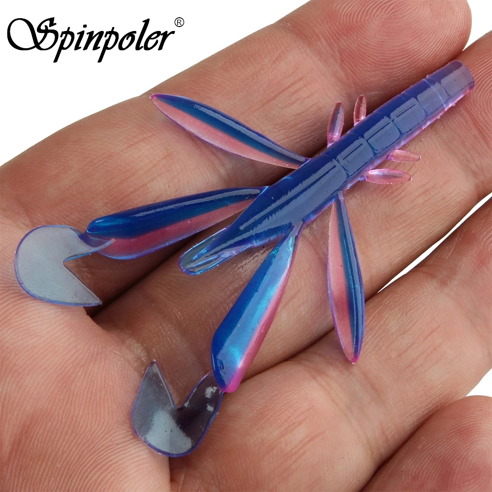 Spinpoler 70 мм 120 приманка для рыбалки мягкие блесны на удочку силиконовый существо
