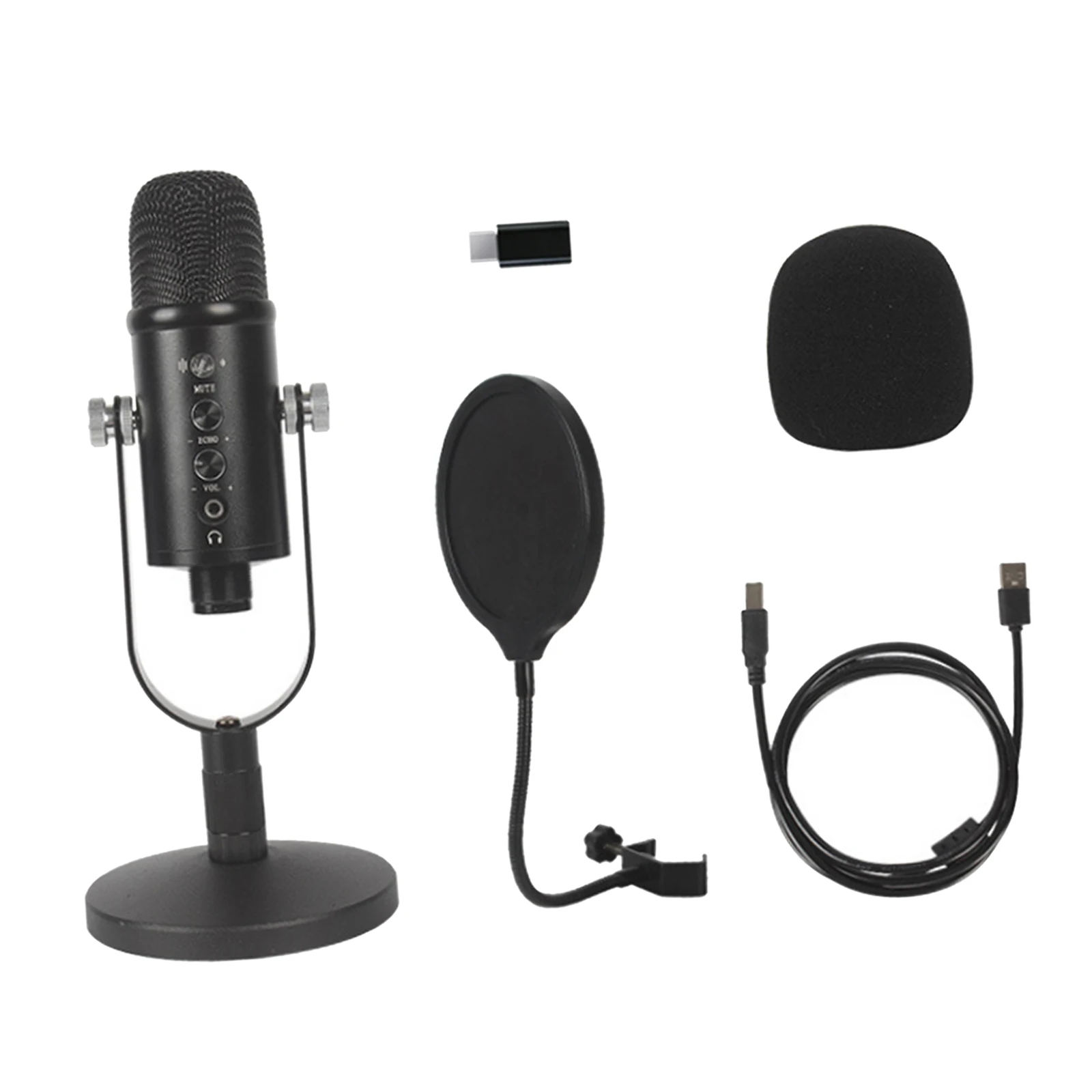 Podcast Microphone Kit USB Condenser Studio microfono Professional PC Computer Mic for Singing Gaming Chatting
Podcast Microphone Kit USB Condenser Studio microfono Professional PC Computer Mic for Singing Gaming Chatting