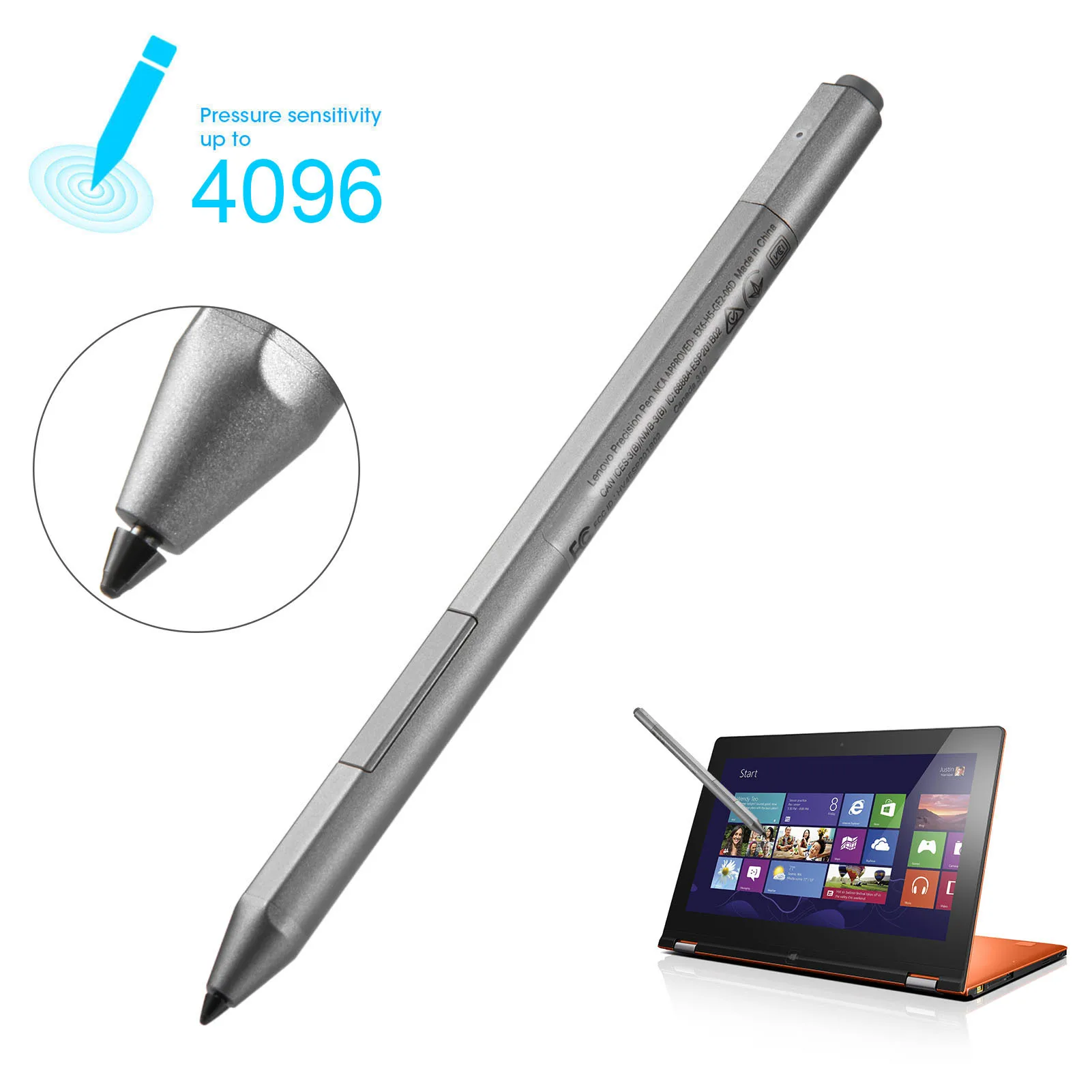 Высокоточный стилус 4096 Active для Lenovo Yoga MIIX510/ 900s/720 ThinkPad Yoga 460/260/14/15/ThinkPad 10/Helix/11e/ P40
Высокоточный стилус 4096 Active для Lenovo Yoga MIIX510/ 900s/720 ThinkPad Yoga 460/260/14/15/ThinkPad 10/Helix/11e/ P40
