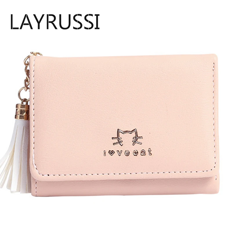 LAYRUSSI New Ladies Short Wallet For Women Tassel Cute Student Money Wallet Coin Purses Bag Girl Small Lady Wallet Card Holder
LAYRUSSI New Ladies Short Wallet For Women Tassel Cute Student Money Wallet Coin Purses Bag Girl Small Lady Wallet Card Holder