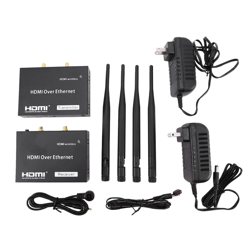 Hdmi 1080P Wireless Extender Hdmi 200Meters Wireless Wifi Transmitter Receiver Local Loop-Out with Ir Remote
Hdmi 1080P Wireless Extender Hdmi 200Meters Wireless Wifi Transmitter Receiver Local Loop-Out with Ir Remote