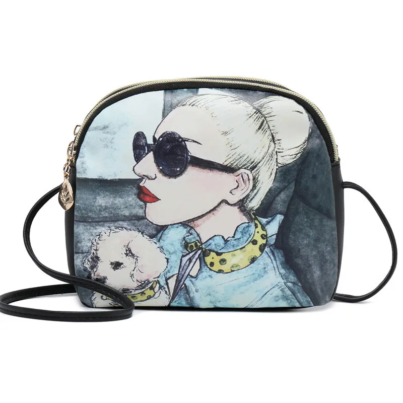10Pcs/Lot new printed shell bag Double zipper student shoulder bag Fashion diagonal female bag Cartoon mini mobile phone bag
10Pcs/Lot new printed shell bag Double zipper student shoulder bag Fashion diagonal female bag Cartoon mini mobile phone bag