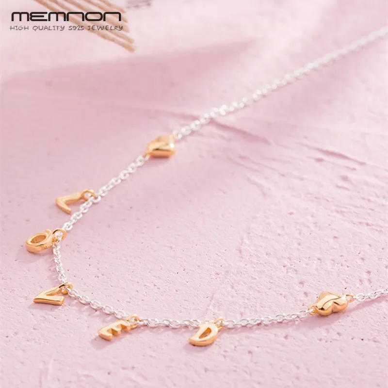 2019 New Valentine's day Shine Loved Script Collier Necklace with heart 925 Sterling Silver Jewelry Elegant Necklaces For Woman
2019 New Valentine's day Shine Loved Script Collier Necklace with heart 925 Sterling Silver Jewelry Elegant Necklaces For Woman