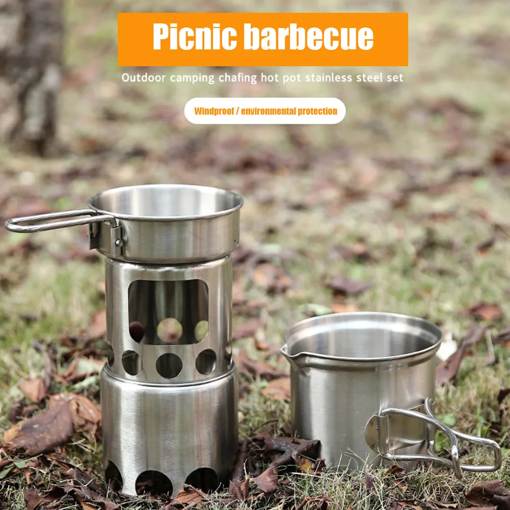 Outdoor Portable Camping Stove Roasting Stove Stainless Steel Windproof Round Firewood Stove SAL99
Outdoor Portable Camping Stove Roasting Stove Stainless Steel Windproof Round Firewood Stove SAL99