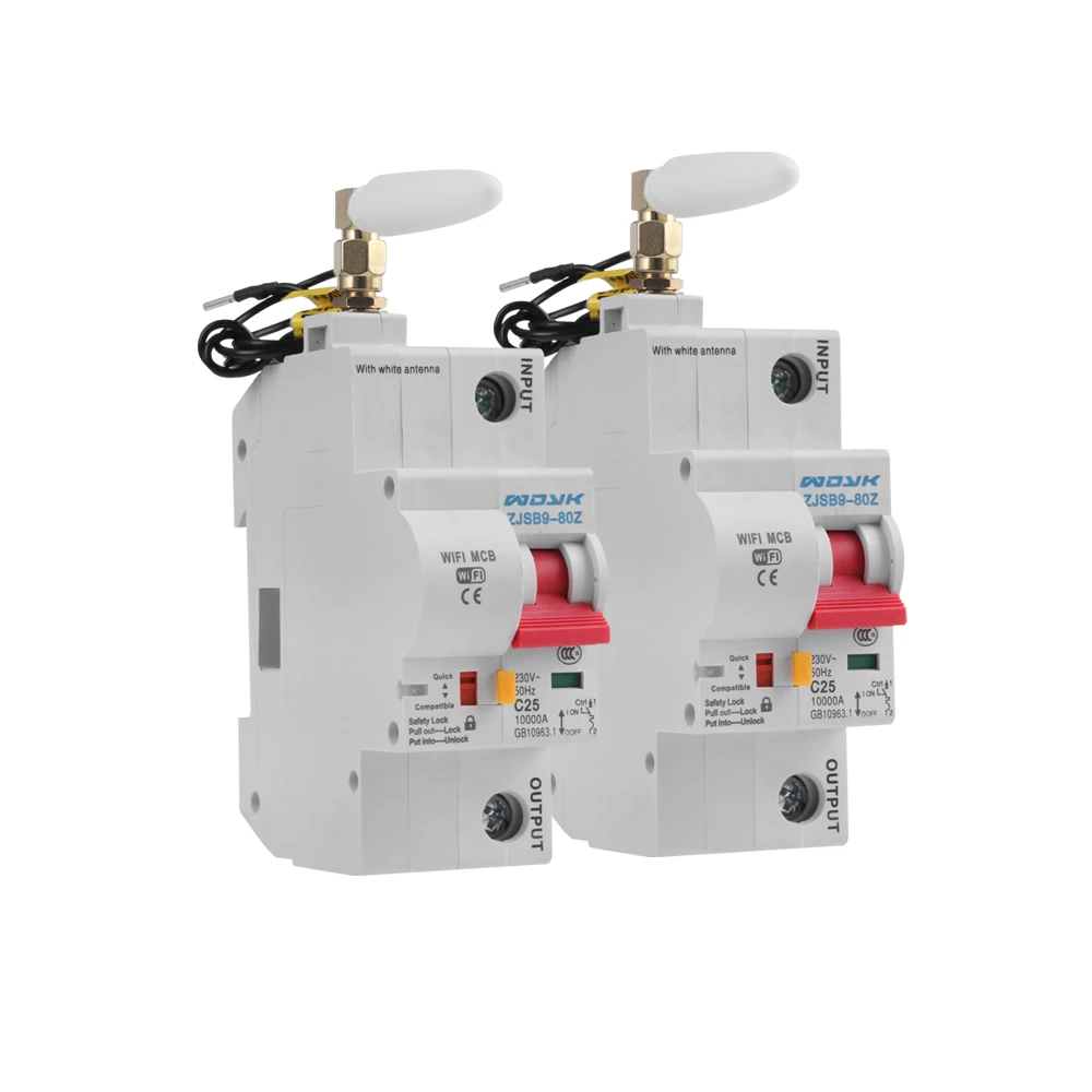 2pcs eWelink App 1P WiFi Smart Circuit Breaker Overload Short Circuit Protection With Alexa Google Home For Smart Home
2pcs eWelink App 1P WiFi Smart Circuit Breaker Overload Short Circuit Protection With Alexa Google Home For Smart Home