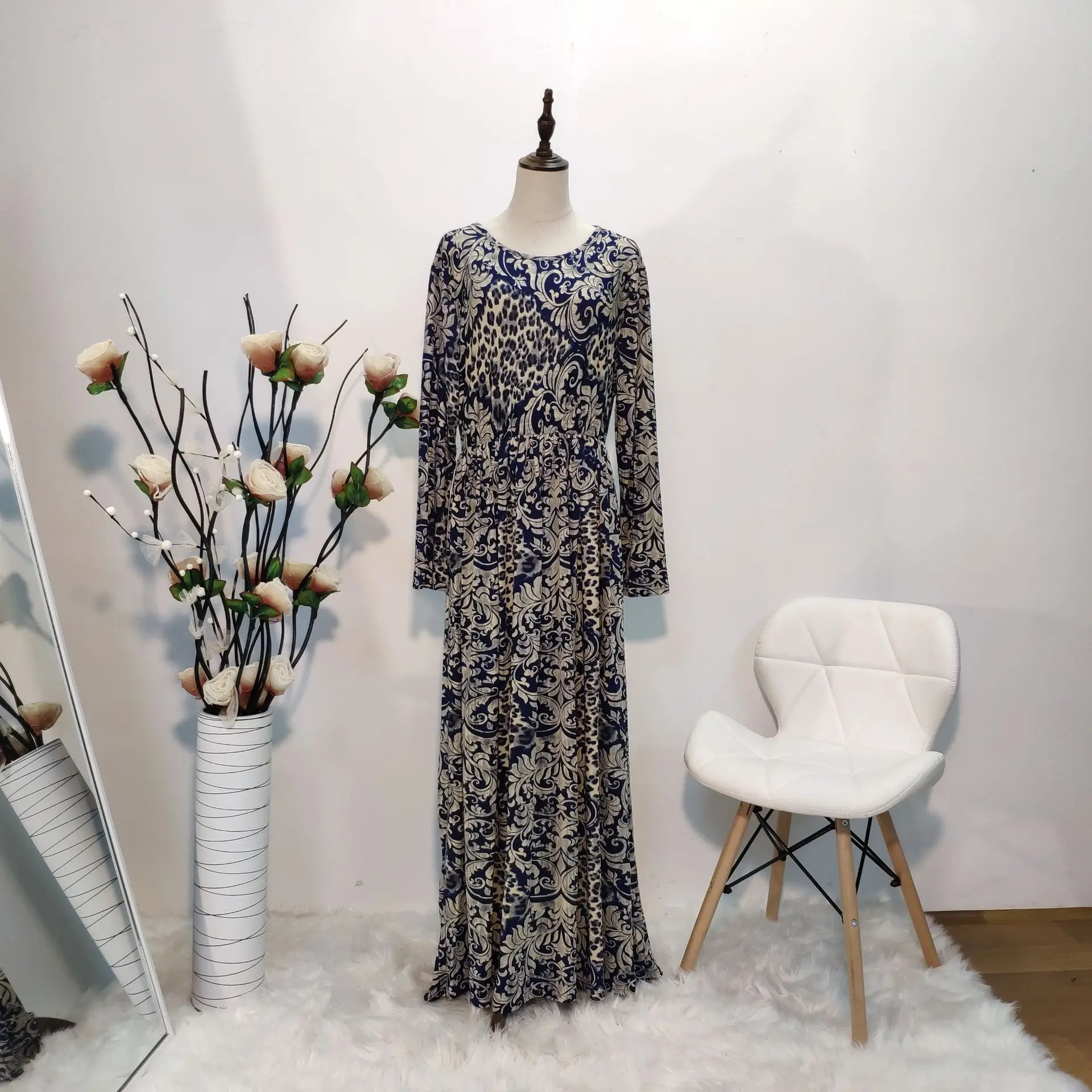 Donsignet Fashion Women Dress Spring/Autumn Plus Size Women Vintage Print Dress Bohemian Long Sleeve Ankle-Length Long Dress 5XL
Donsignet Fashion Women Dress Spring/Autumn Plus Size Women Vintage Print Dress Bohemian Long Sleeve Ankle-Length Long Dress 5XL