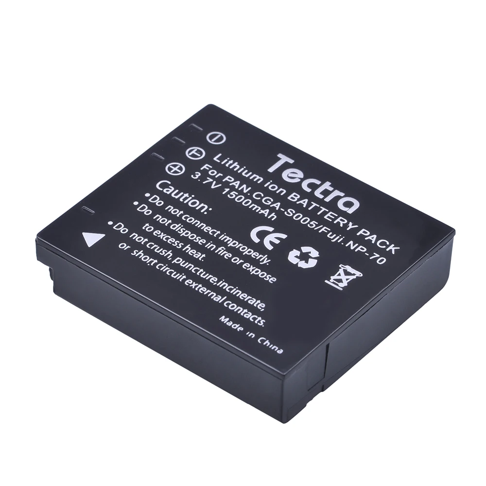 4x1500mAh CGA-S005E S005E CGA-S005 li-ion аккумулятор для Panasonic Lumix cga-s005e LX2 LX3 FX3 BCC12 FUJI DMC-LX1 DB60 |