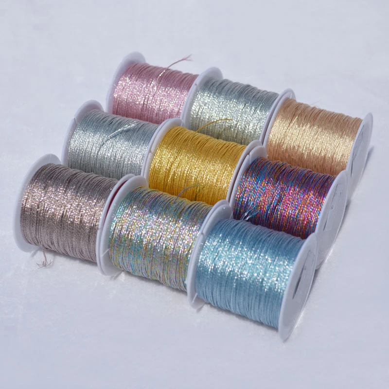 Цветной веревочный шнур нитка ремешок для изготовления ювелирных изделий