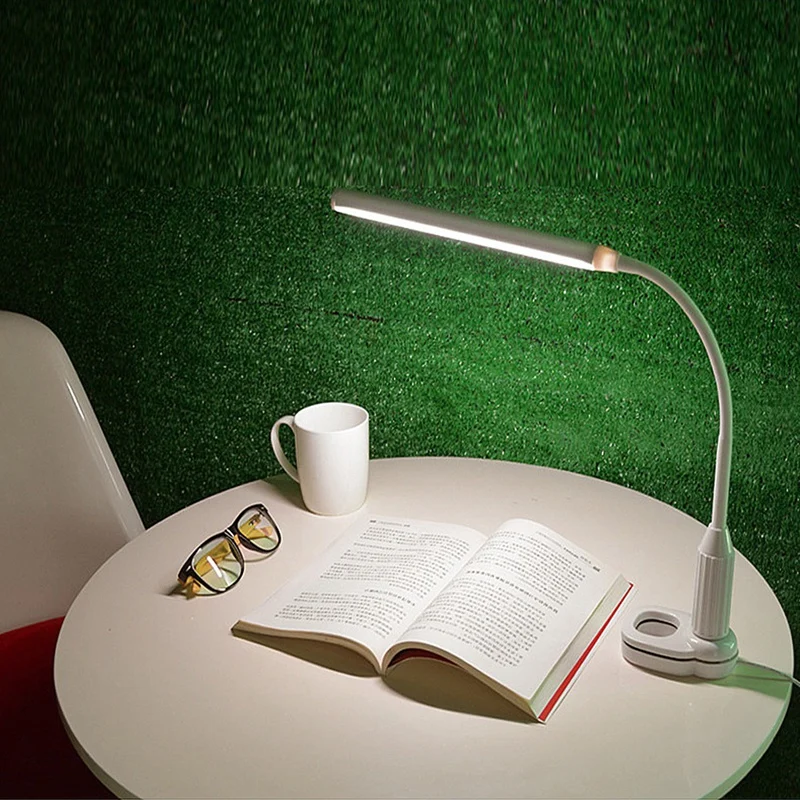 24 LEDs Dimmable Flexible Study Clamp Desk Lamp Eye-Care Press Sensitive 5W Light, Memory Function, USB Powered, 50000 Hours Lif
24 LEDs Dimmable Flexible Study Clamp Desk Lamp Eye-Care Press Sensitive 5W Light, Memory Function, USB Powered, 50000 Hours Lif