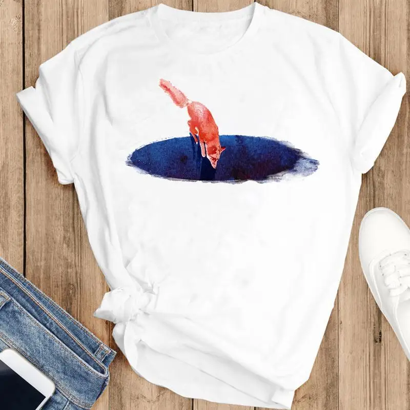 Women Graphic Cartoon 90s Animal Vintage Clothing Fashion Summer Female Clothes Print Short Sleeve Tops Tees Tshirt T-shirt
Women Graphic Cartoon 90s Animal Vintage Clothing Fashion Summer Female Clothes Print Short Sleeve Tops Tees Tshirt T-shirt