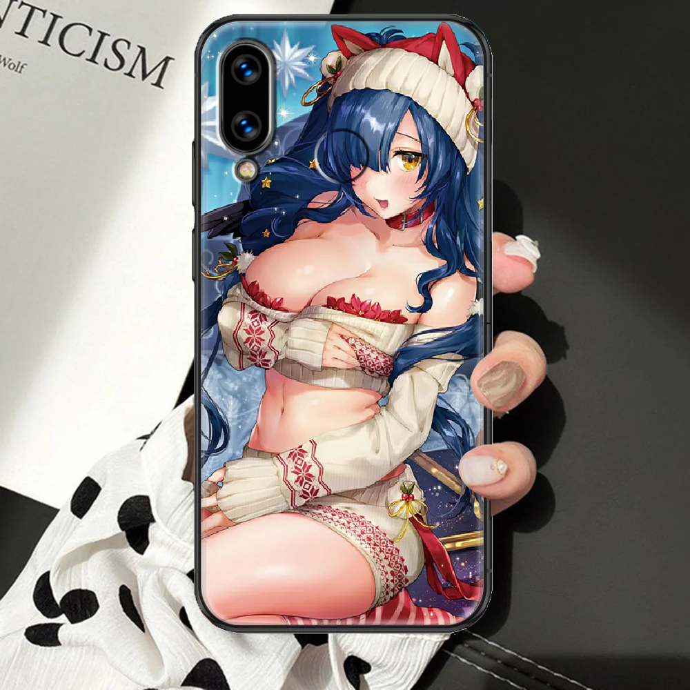 Сексуальный чехол для телефона Anime Christmas Girl для Huawei Honor 6A 7A 7C 8A 8X 8 9 9X 10 10i 20 Lite Pro черного цвета из силикона с рисунком.