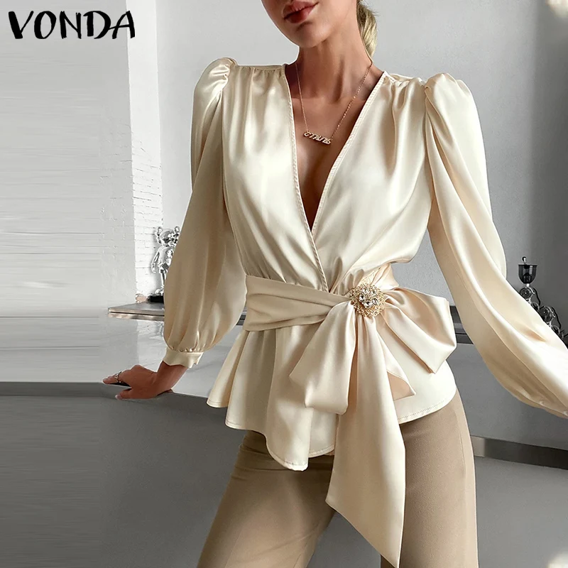 Офисная блузка VONDA 2022, элегантные женские рубашки с длинным рукавом, женская одежда, сексуальные вечерние топы с глубоким V-образным вырезом,...
Офисная блузка VONDA 2022, элегантные женские рубашки с длинным рукавом, женская одежда, сексуальные вечерние топы с глубоким V-образным вырезом,...