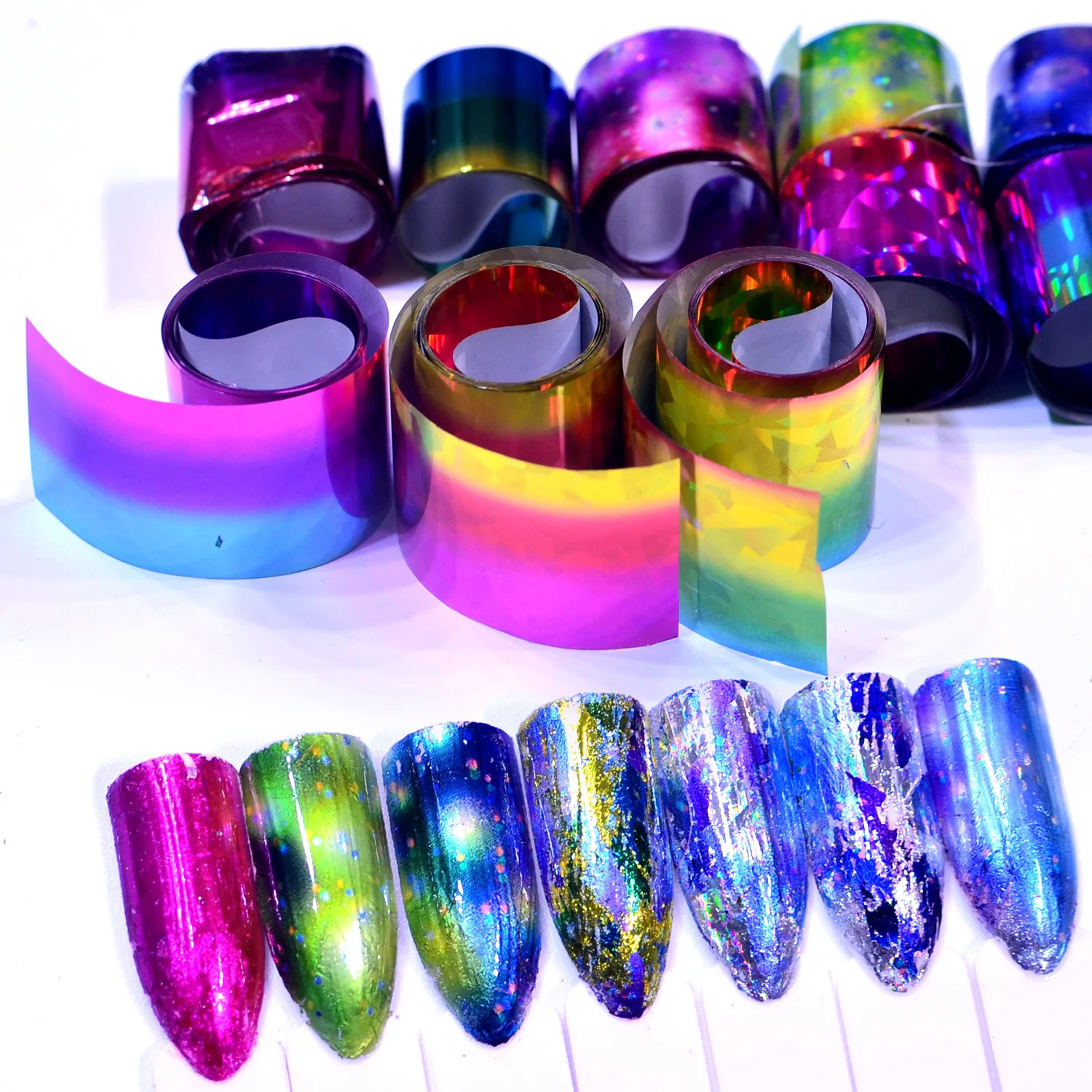 10 Colors/pack Starry Sky Nail Foils Sticker 4*20cm Colorful Manicure Nail Art Transfer Sticker Nail Art Decoration
10 Colors/pack Starry Sky Nail Foils Sticker 4*20cm Colorful Manicure Nail Art Transfer Sticker Nail Art Decoration