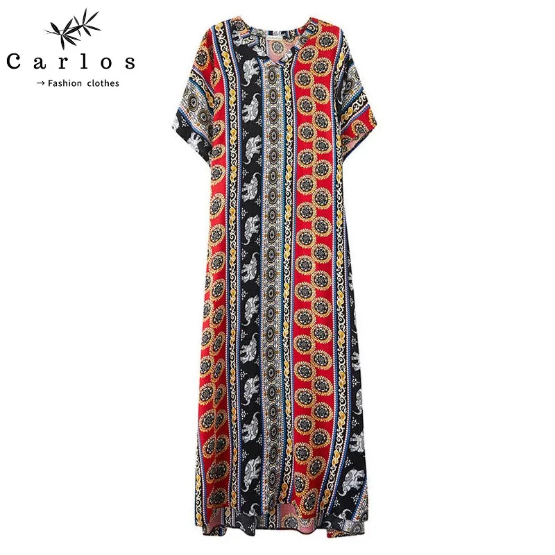 African Long Dress Women's Long Skirt Plus Size Loose Dress Printed Robe Comfortable Women's Clothing African Clothing
African Long Dress Women's Long Skirt Plus Size Loose Dress Printed Robe Comfortable Women's Clothing African Clothing