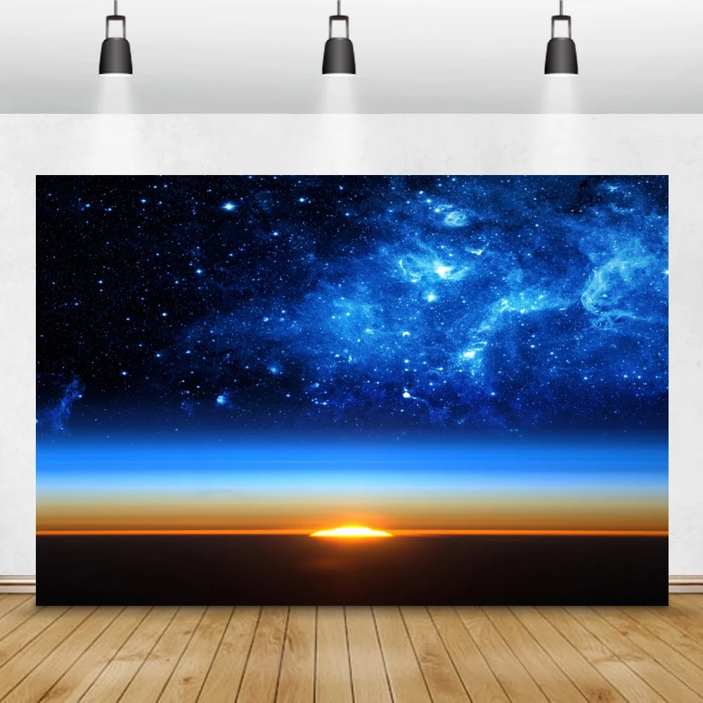 Fantasy Blue Starry Sky Photo Backdrop Shiny Star Clouds Beautiful View Sunset Portrait Photography Background Room Decor Poster
Fantasy Blue Starry Sky Photo Backdrop Shiny Star Clouds Beautiful View Sunset Portrait Photography Background Room Decor Poster