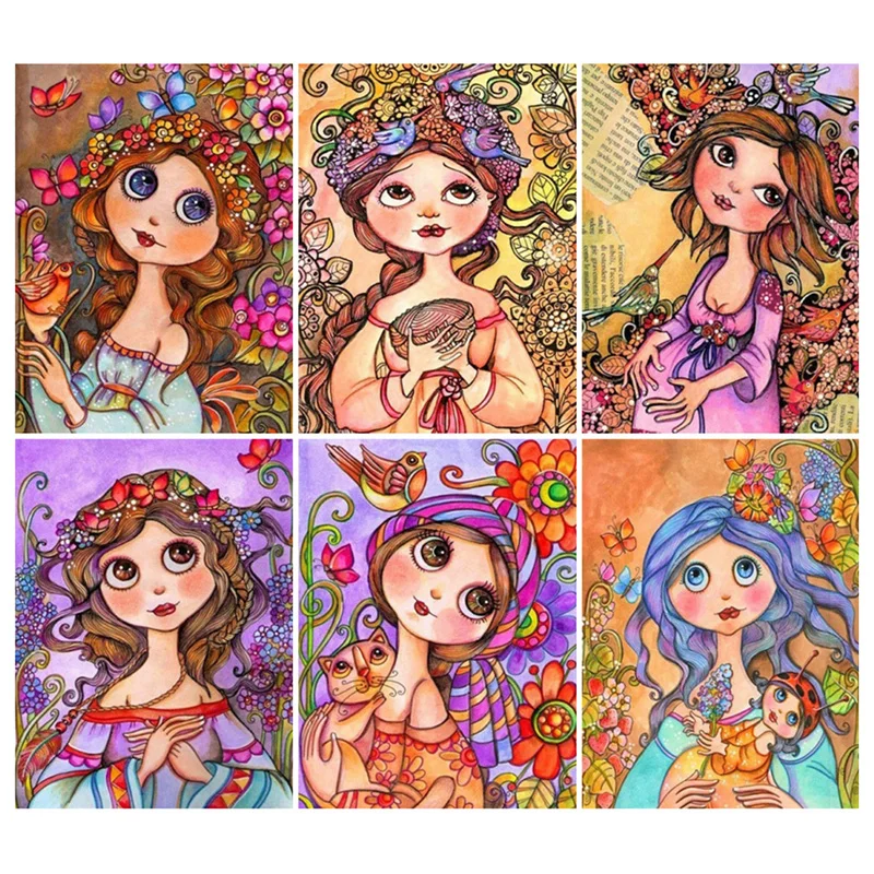 Diy 5d Full Diamond Mosaic Embroidery Character Diamond Painting Flower Cartoon Girl Cross Stitch Handmade Decoration Hobby Gift
Diy 5d Full Diamond Mosaic Embroidery Character Diamond Painting Flower Cartoon Girl Cross Stitch Handmade Decoration Hobby Gift