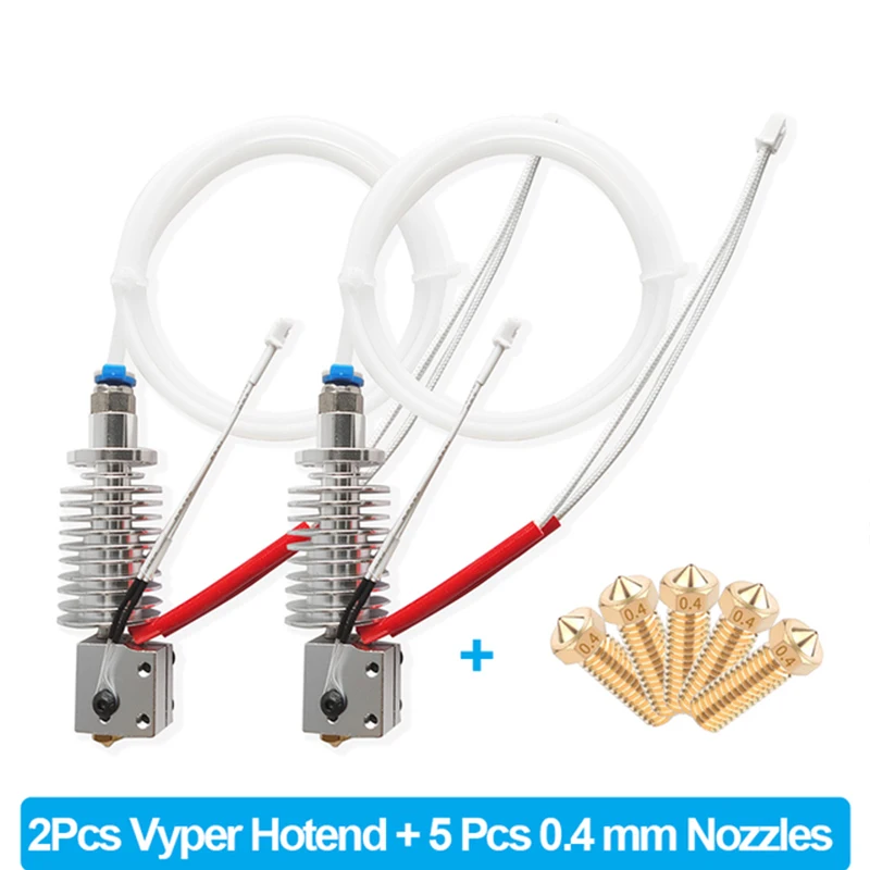 3D Printer Head for Anycubic Vyper 24V Heater with Hotend Heat Sink 3D Print Parts Long-distance J-Head Extruder 0.4mm Nozzle
3D Printer Head for Anycubic Vyper 24V Heater with Hotend Heat Sink 3D Print Parts Long-distance J-Head Extruder 0.4mm Nozzle
