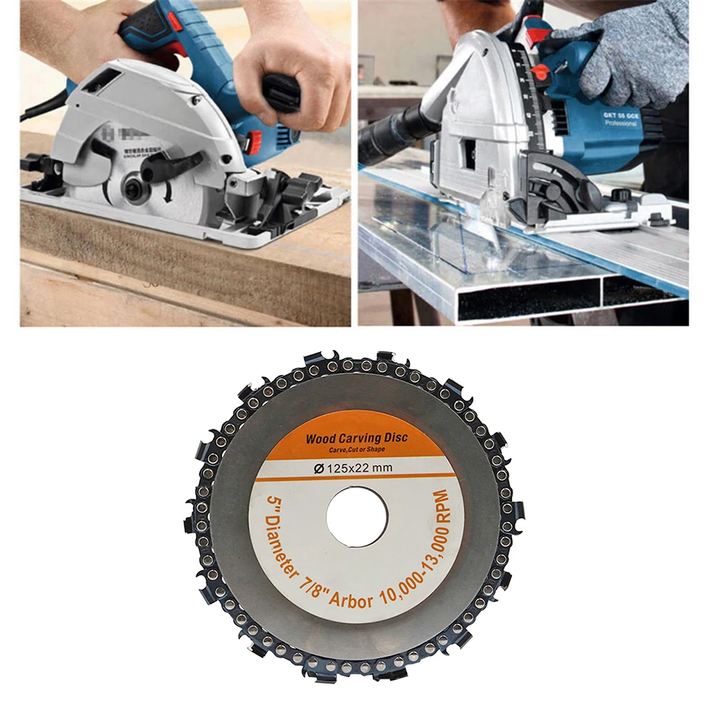 Wood Slotted Saw Blade Set Strong Toughness Wooden Portable Chain Wheel Woodworking Carving Disc for Angle Grinder
Wood Slotted Saw Blade Set Strong Toughness Wooden Portable Chain Wheel Woodworking Carving Disc for Angle Grinder