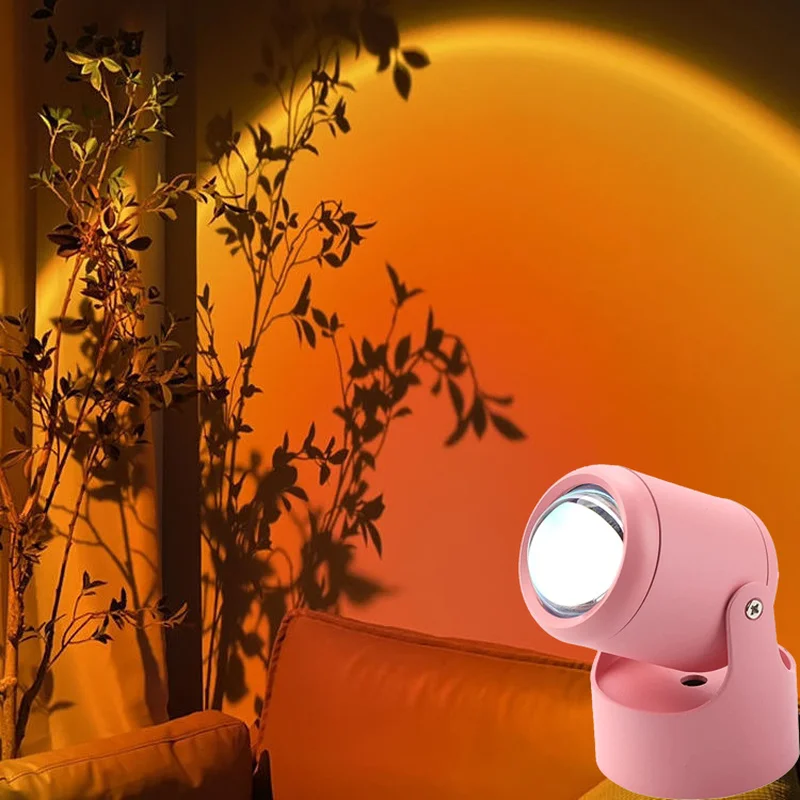 Romantic Visual Led Light 180 Degree Sunset Projection Led Atmosphere Night Light Home Coffee Shop Background Wall Decoration
Romantic Visual Led Light 180 Degree Sunset Projection Led Atmosphere Night Light Home Coffee Shop Background Wall Decoration