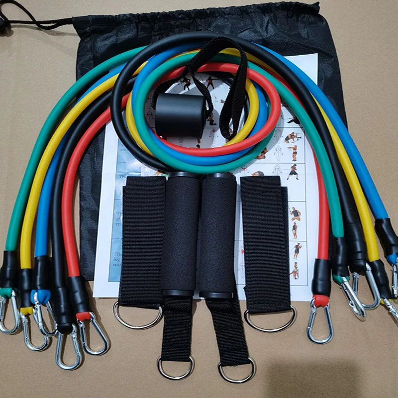 Resistance Bands 11 Piece Set of Pull Rope Puller Portable Fitness Equipment Resistance Band Strength Training Pectoral Muscles 
Resistance Bands 11 Piece Set of Pull Rope Puller Portable Fitness Equipment Resistance Band Strength Training Pectoral Muscles