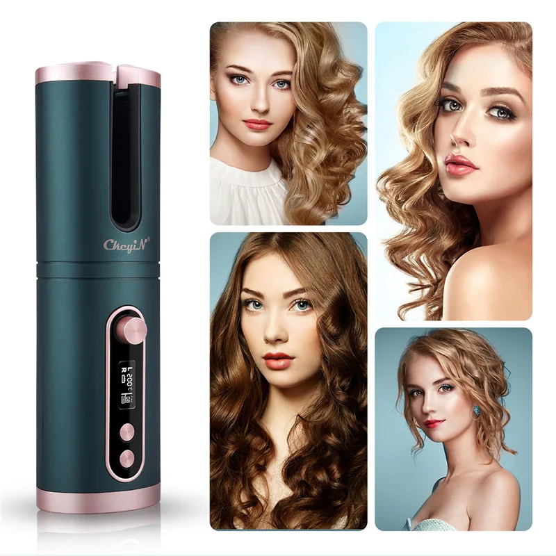 18mm Professional Automatic Hair Curler Cordless Unbound Hair Curling Roller Temperature Adjustable Auto Curling Iron LCD Screen
18mm Professional Automatic Hair Curler Cordless Unbound Hair Curling Roller Temperature Adjustable Auto Curling Iron LCD Screen