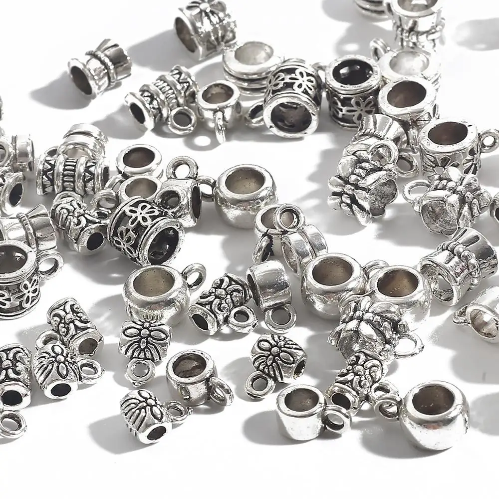 New Fashion 20Pcs/Lot Antique Silver Color Beads For Jewelry Making Bracelet Necklace Accessories Fashion Pendants DIY Findings
New Fashion 20Pcs/Lot Antique Silver Color Beads For Jewelry Making Bracelet Necklace Accessories Fashion Pendants DIY Findings